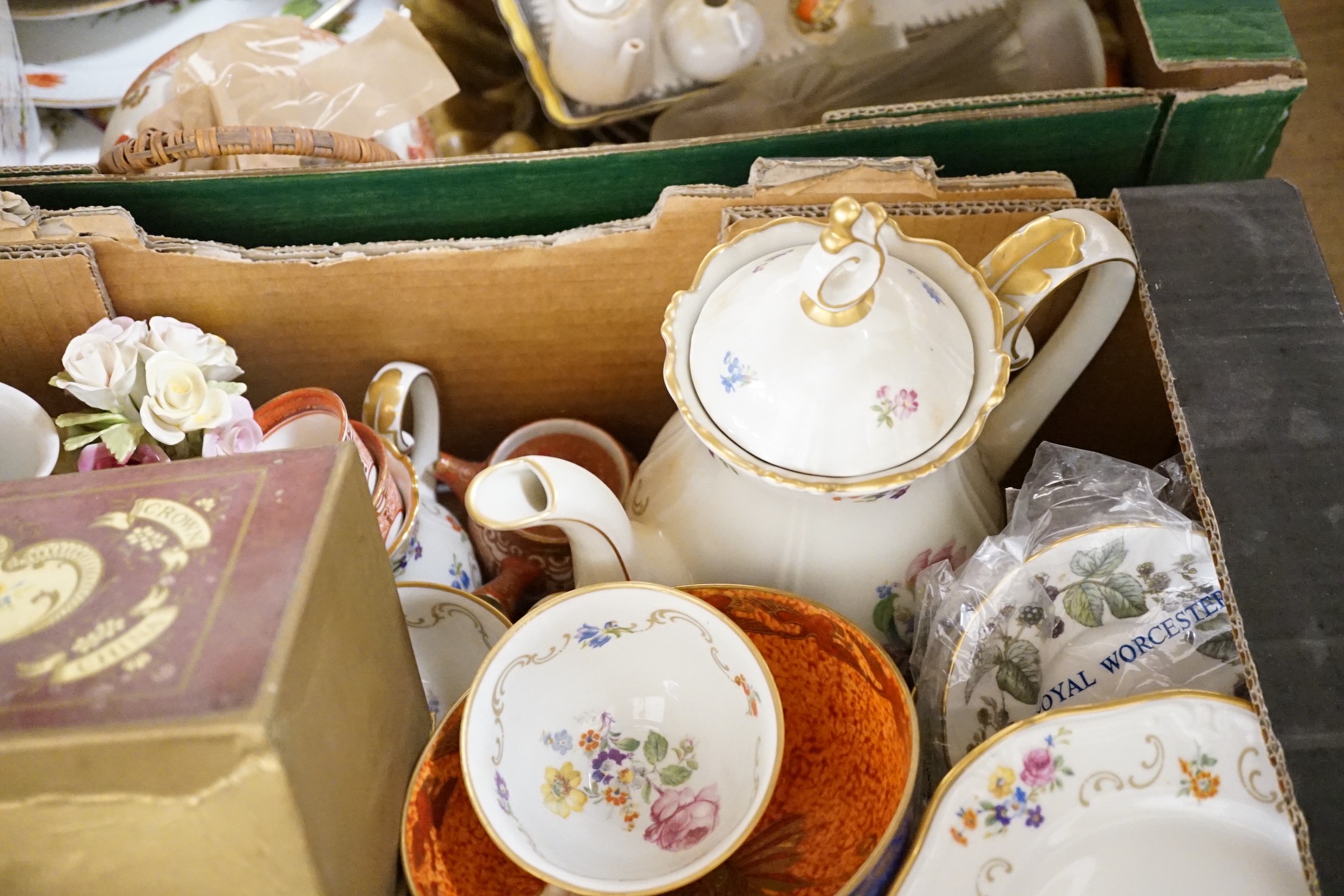 A large quantity of various ceramics